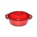 Finest Oval Gusseisen Stockpot Red Casserole Dish